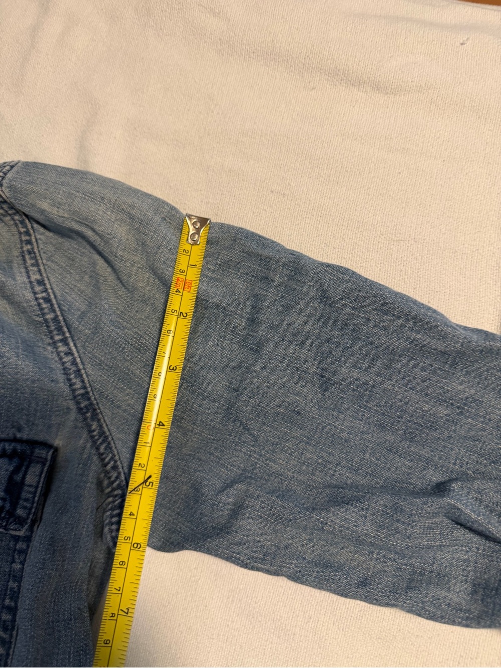 Madewell Light Wash Denim Utility Jumpsuit  - XS - Picture 9 of 10